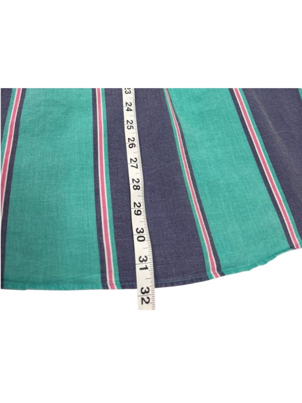 Vintage 90s Santana Striped Long Sleeve Button-Up Shirt - Men's Size XL - Picture 7 of 7